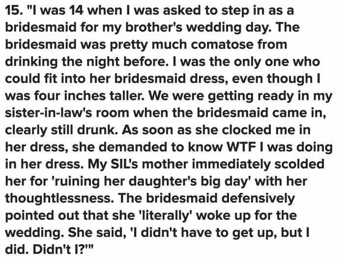 An emergency exit would have...