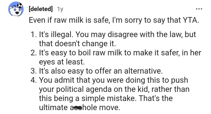 Some strong arguments against OP