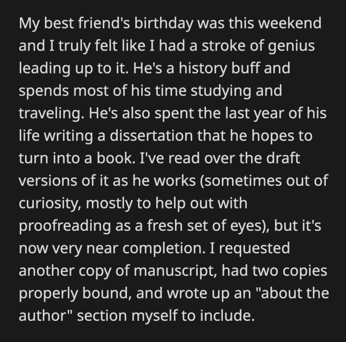 He talked to his girlfriend the following day