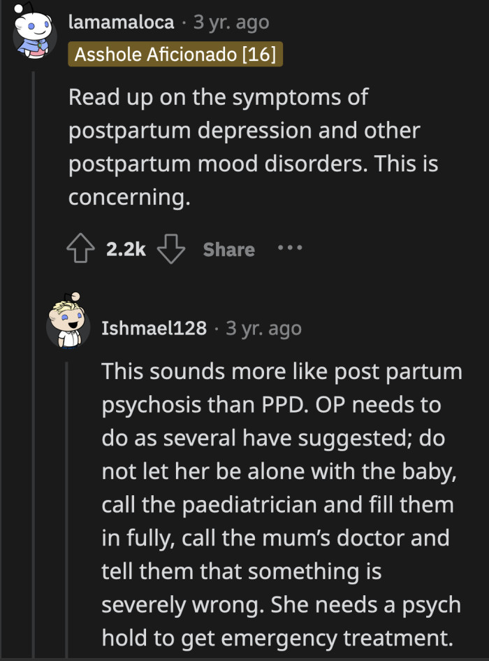Redditors understood that OP's problem was beyond simply asking for a judgment on who was wrong at the doctor's office. His wife and daughter needed help that Redditors couldn't provide.