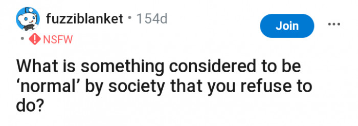 A Very Interesting Question Was Posed to the Reddit Community