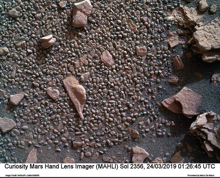 "Martian Pebbles"