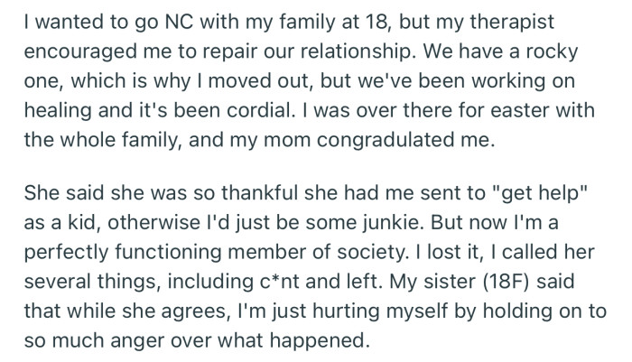 It’s Been 7 Years, but OP Hasn’t Forgiven His Mom for the Trauma She Put Him Through