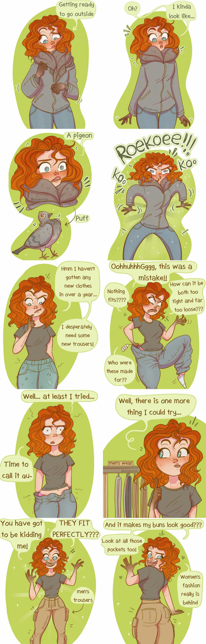 5. Women's fashion really is behind