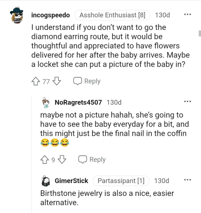 It would be thoughtful to have flowers sent along