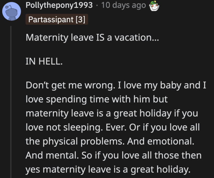 No matter how much you love your baby as a new mom, 'vacation' is a loose term for the chaos that really occurs