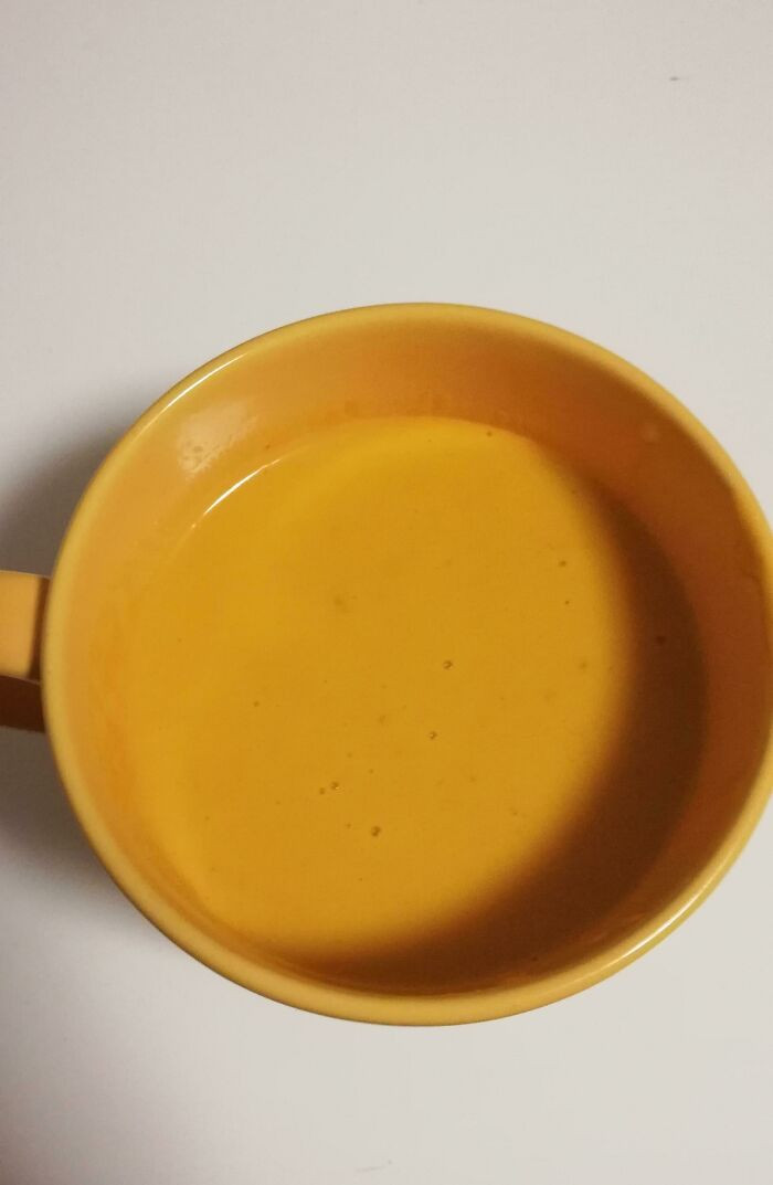 "The Soup I Made Has The Exact Same Color As My Bowl"