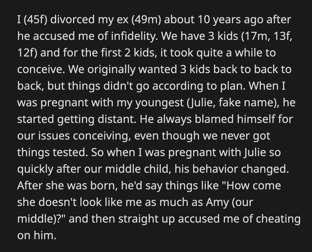 OP decided that for her daughter's sake, she would go along with her ex-husband's renewed interest. Julie's happiness was more important.