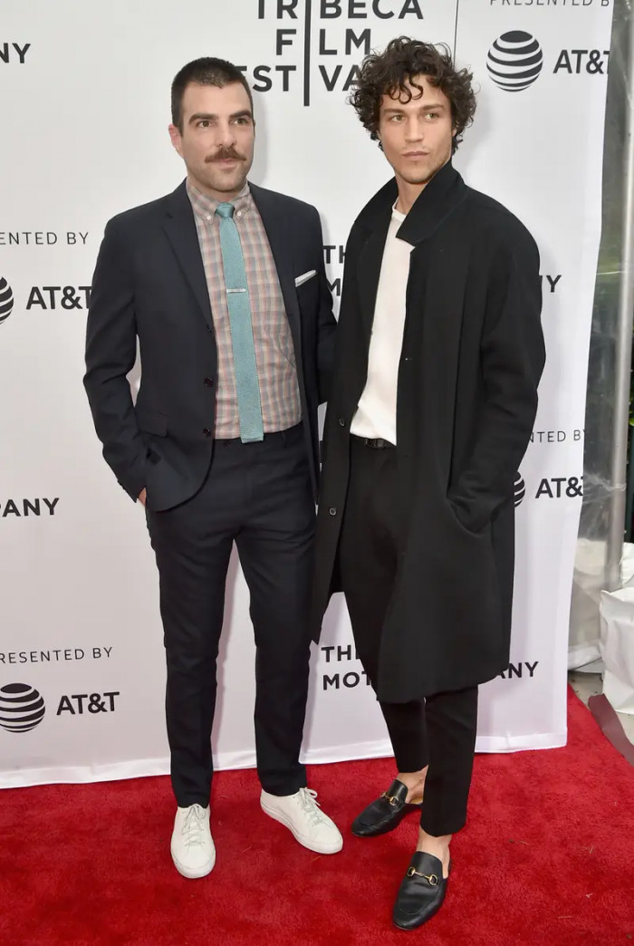 33. There's Zachary Quinto and Miles McMillan