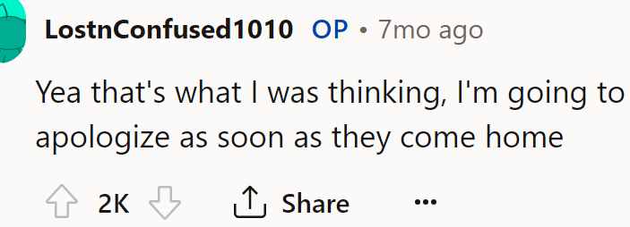 The OP said he was thinking the same