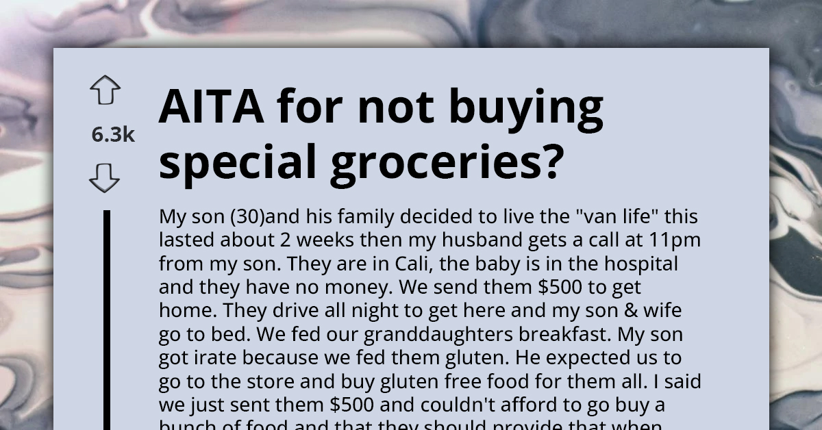 Family Man's "Van Life" Fails Miserably And Parents Come To Rescue, Chaos Ensues Over Gluten-Free Food For His Kid
