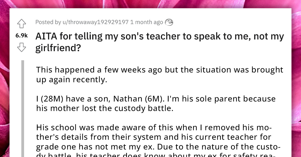 Reddit User Reminds Son's Teacher to Speak to Him and Not His Girlfriend During Parent-Teacher Conference