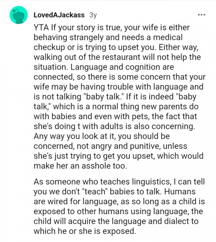 This is a normal thing parents do with babies and pets