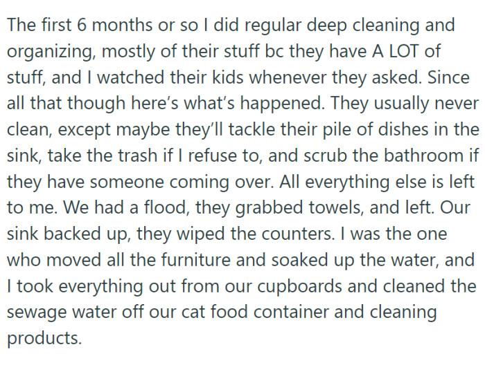 Besides being messy and irresponsible, they rely on OP for everything