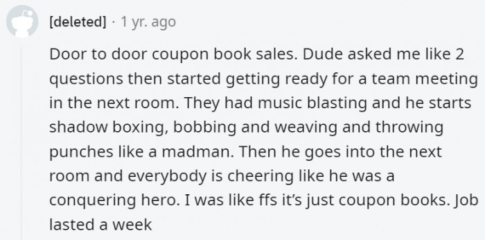 30. Maybe he was trying to go for a Wolf of Wall Street kind of vibe