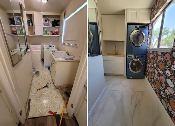 "Recent Laundry Room Remodel"