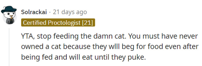 Cats can be a bit selfish when it comes to food, so...