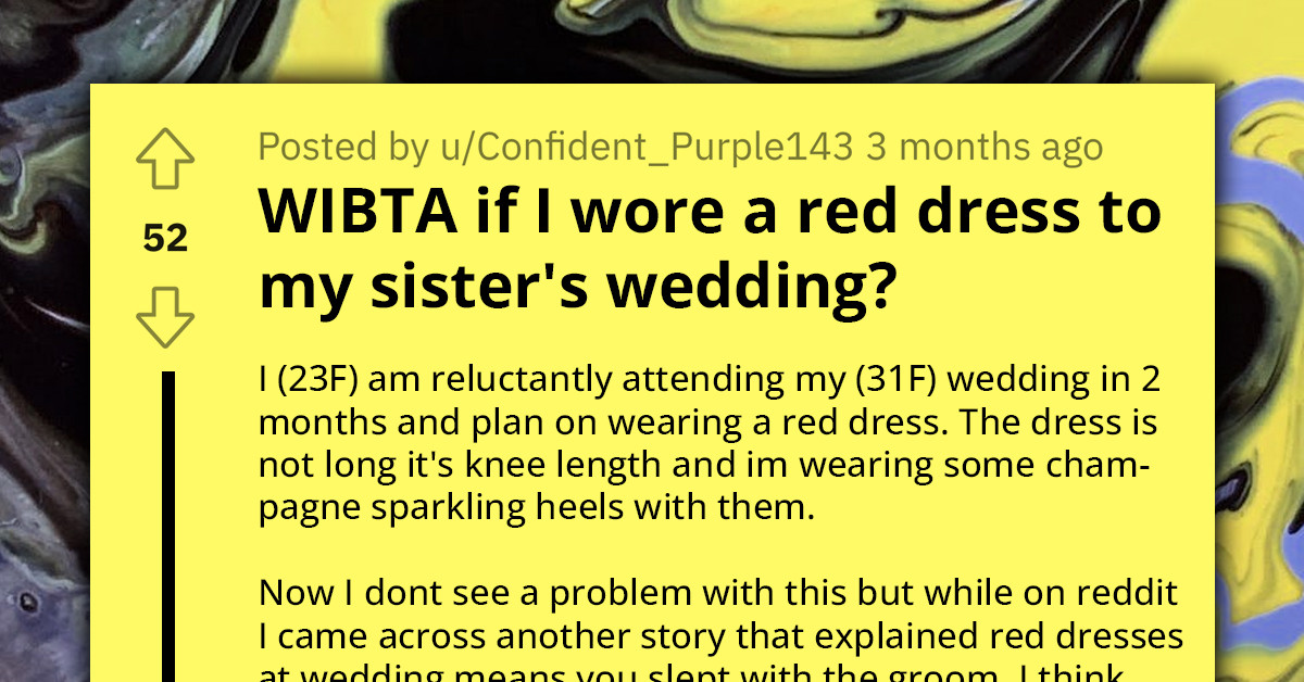 Lady Gets Roasted For Trying To Wear A Red Dress To Her Sister's Wedding Despite Knowing What It Truly Means