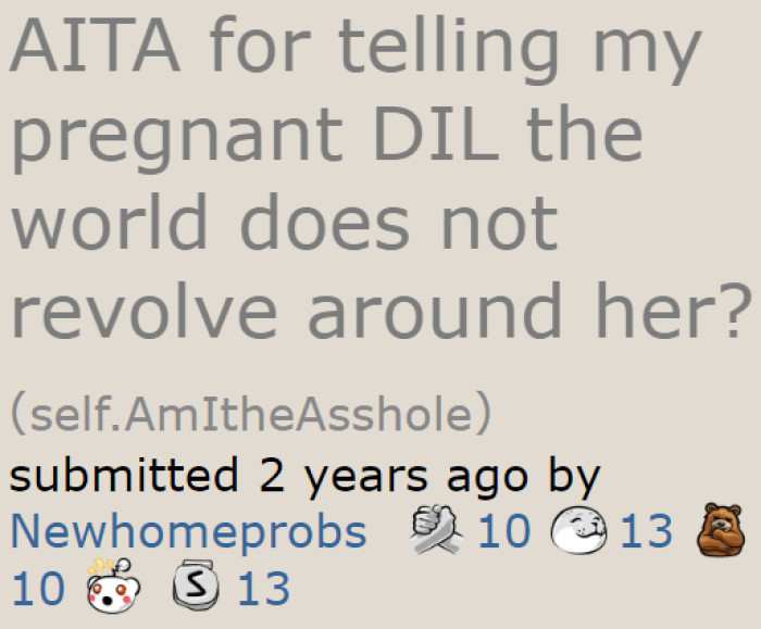 Things aren't looking good for the OP and her DIL.