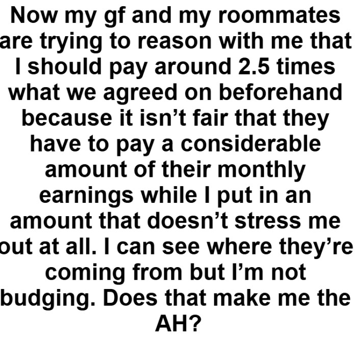 It isn’t fair that they have to pay a considerable amount of their monthly earnings