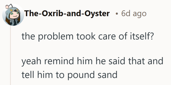 When a past line does all the talking, there is nothing left to explain.