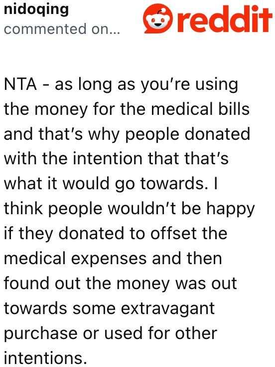 Imagine how people would react if the brother squandered the money.