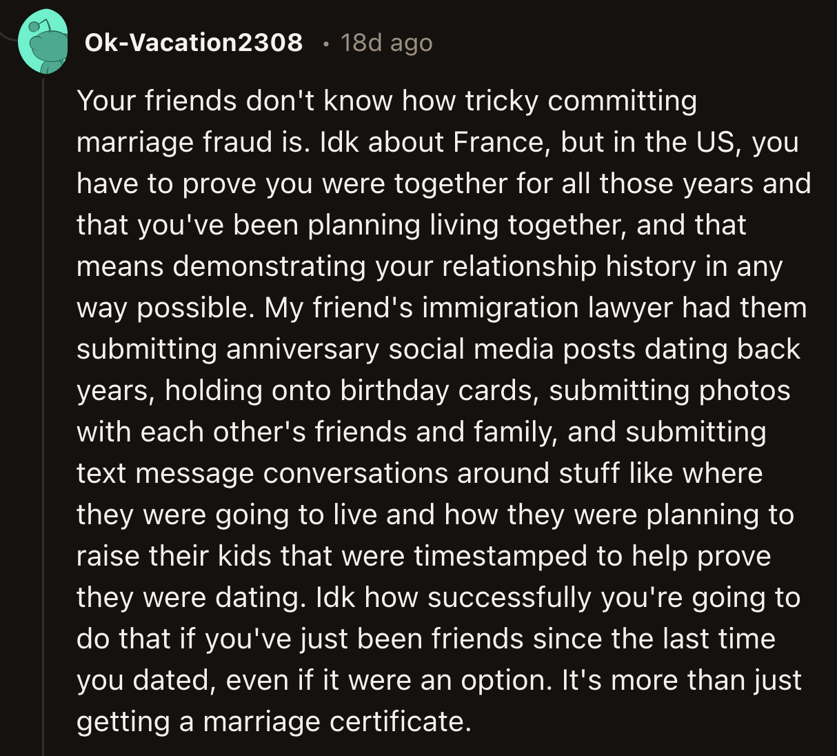 What they are essentially pressuring OP into is a fraudulent marriage. OP could be held legally accountable if they are caught.