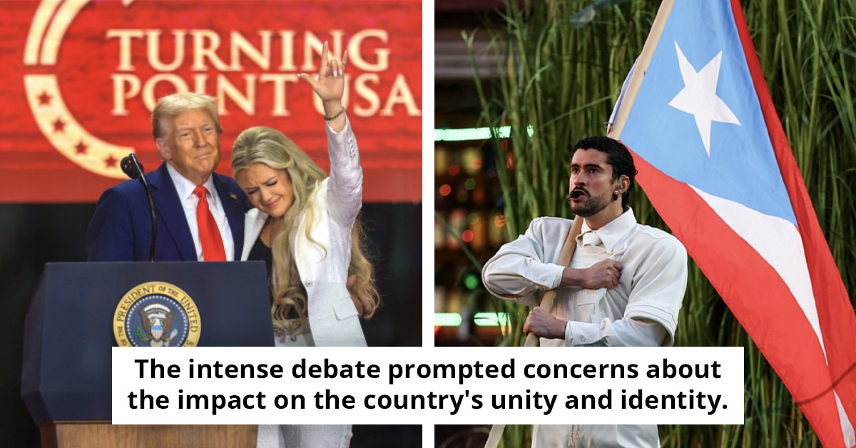 Erika Kirk speaks out about Turning Point USA's alternative halftime event after Bad Bunny's performance.