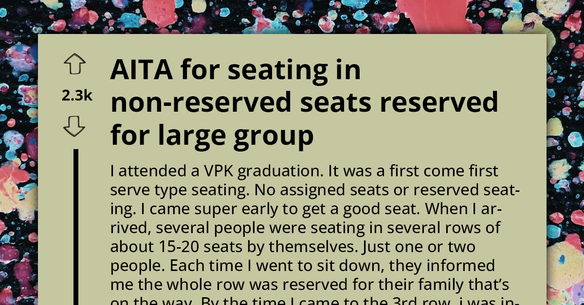 Persistent Mother Defies Seat-Saving at Child's Graduation Ceremony