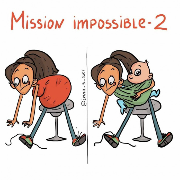 5. The struggle of moms