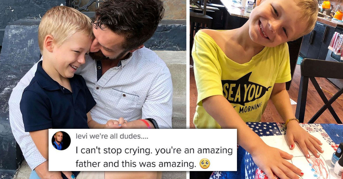 Dad Gets Massive Praise Online For Defending His Son Who Got Bullied At School For Painting His Nails (Video)