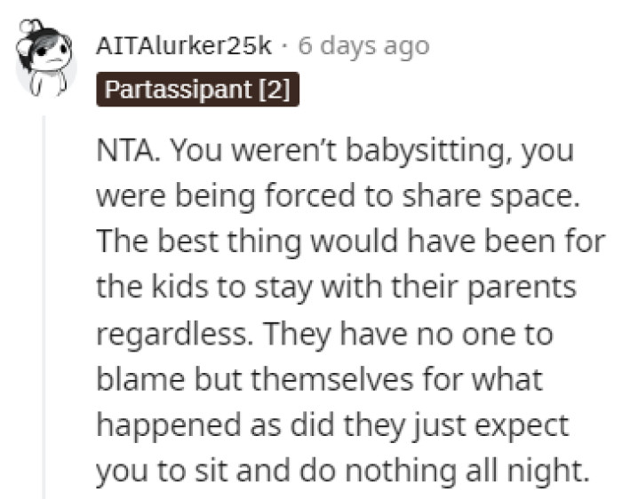 No one to blame but themselves