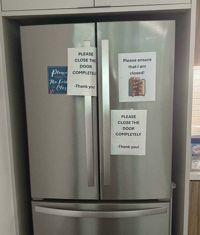 "Still Won’t Close The Fridge"