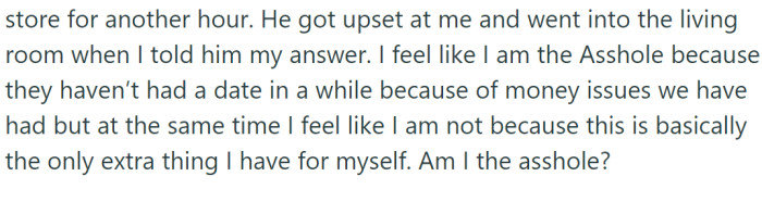 However, during one anticipated DnD session, a roommate requested OP to drive them to pick up supplies for their date, suggesting that OP could afford to be late to the game.