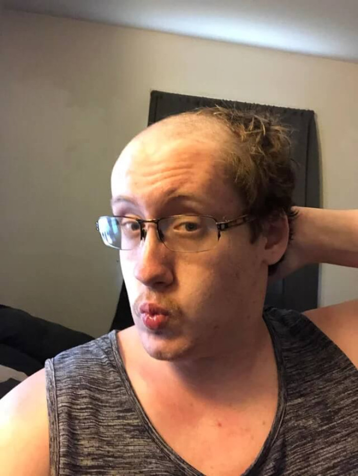 8. Started shaving my hair before my razor died, right before I was supposed to have dinner with my girlfriend’s family.