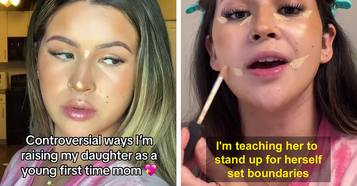 Young Mom Sets Internet Abuzz After Unveiling 16 “Controversial” Parenting Rules She Set For Herself And Her Daughter