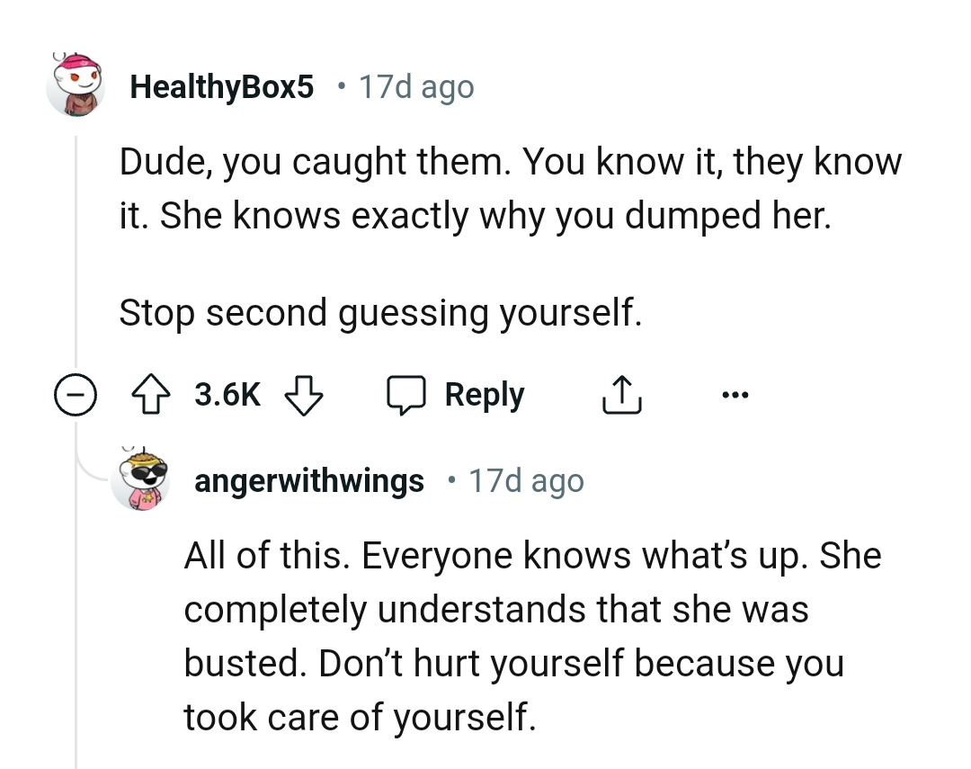 We've gathered some of the most upvoted comments from other Redditors for you to read through below