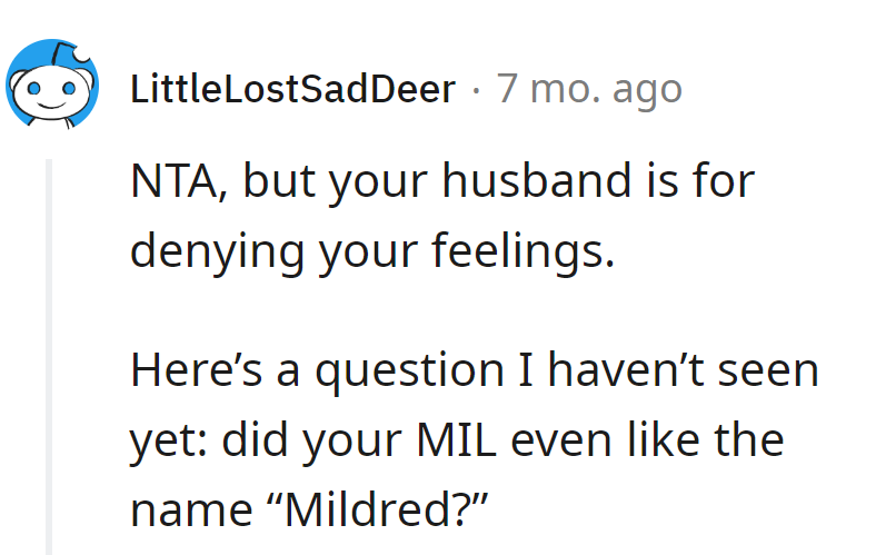 NTA, but Hubby Might Be for Dismissing Feelings. Did MIL Even Fancy 