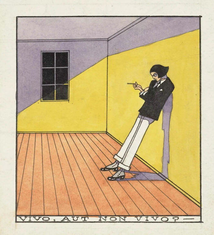 “Vivo, Aut Non Vivo” By Natalie Mei, 1918