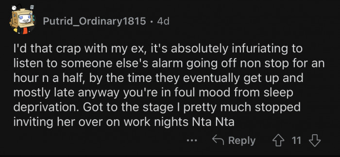 It's the worst thing in the world when people do that.