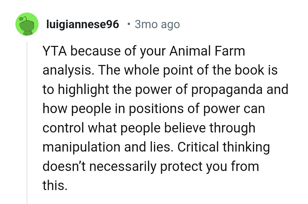 Critical thinking doesn't necessarily protect you from this