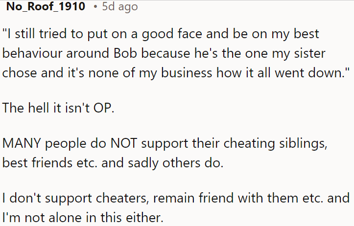 The OP Has the Right to Have an Opinion