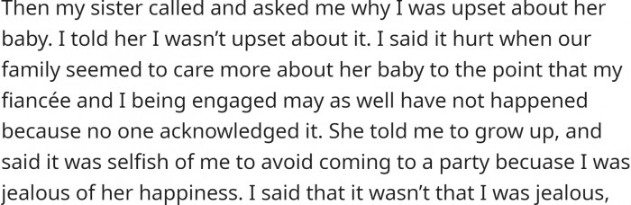 Then his sister called