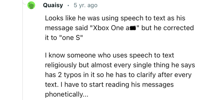Seems the buyer was probably using Speech To Text; that’s why there are so many grammatical errors.