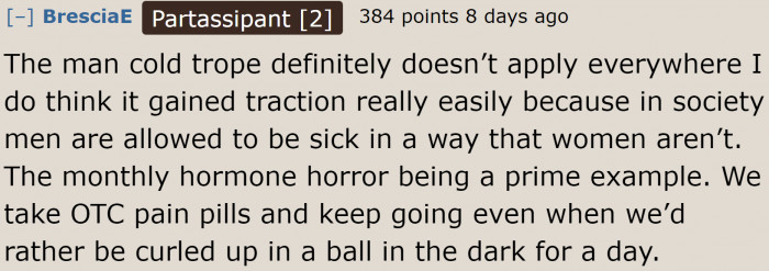 Society's expectation of women