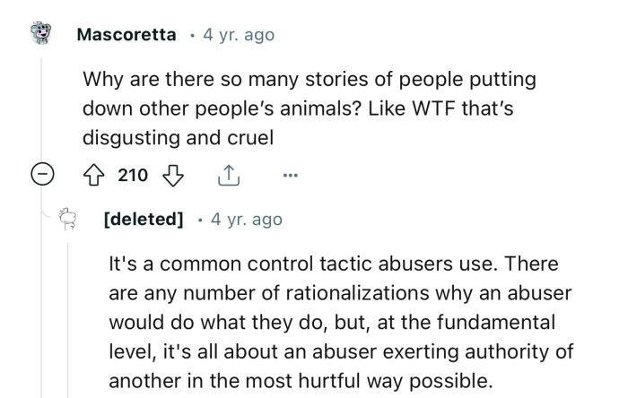 People can do cruel things when they want to control you. Sadly OP is the latest victim of this disgusting behavior