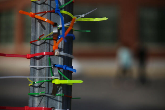 11. “Zip ties. Such a simple piece of plastic but so versatile.”