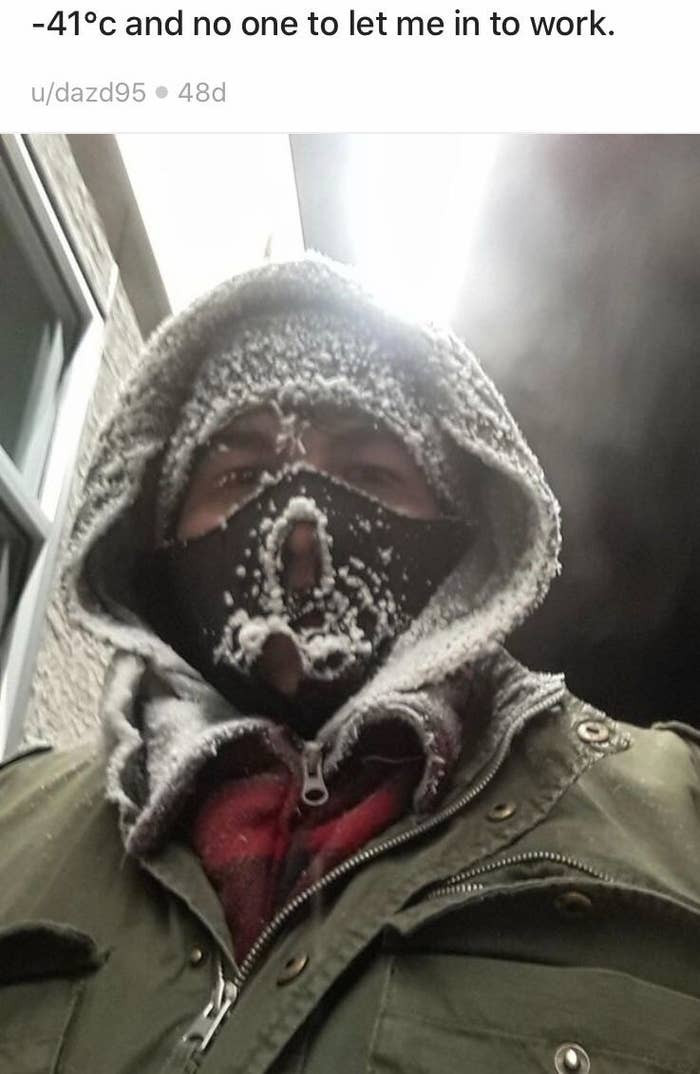 12. If they wanted this person to do their work properly, they should have actually allowed him to get into work