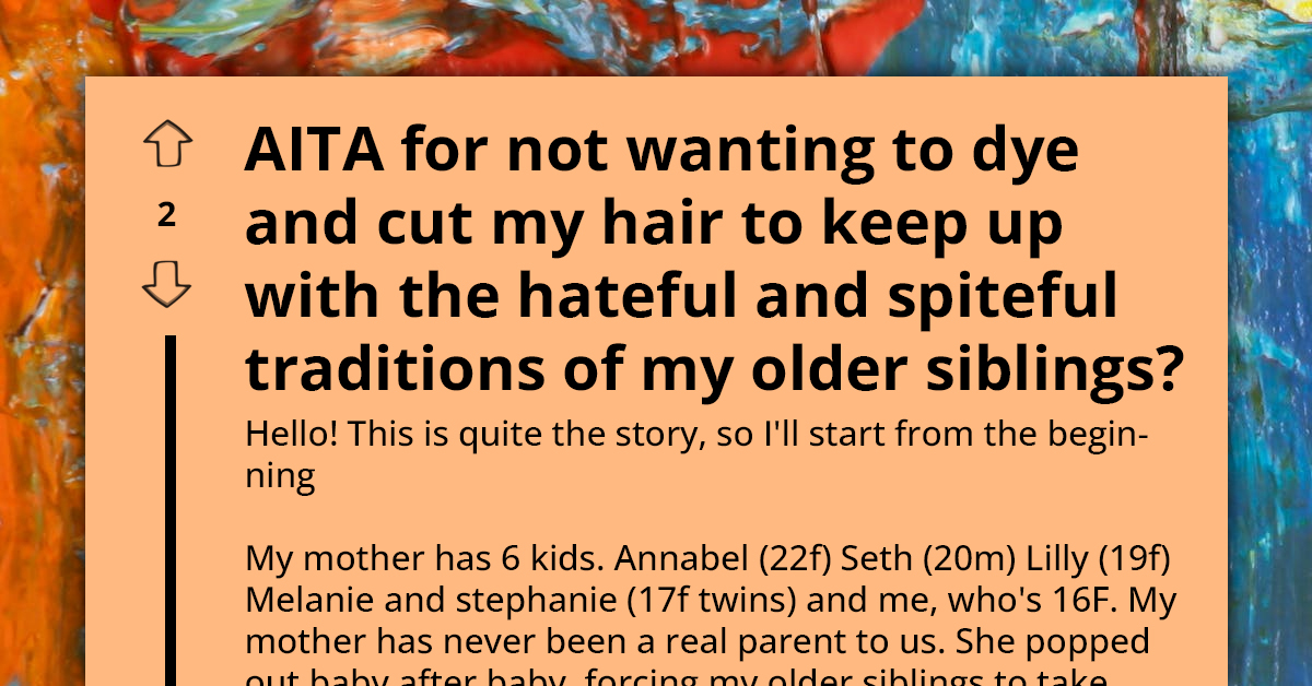 Teen Gets Silent Treatment From Siblings Because She Refuses To Keep Up With The Hateful Tradition They Made Up To Spite Their Mom