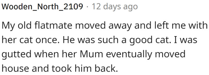 It is not easy to give back the animal you've bonded with